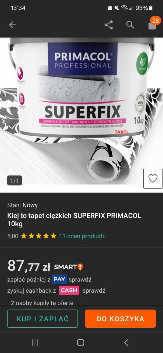 Superfix klej do tapet