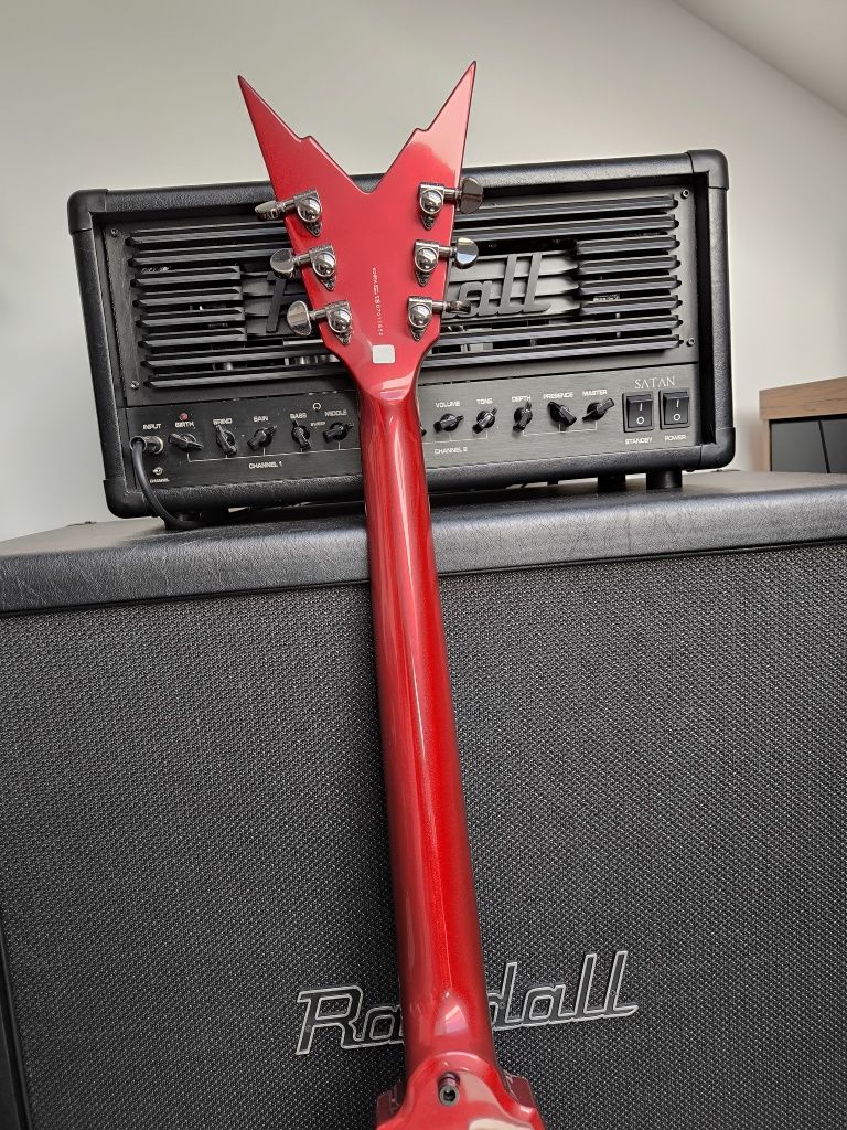 Gitara elektryczna Dean Razorback V Dime Czerwona