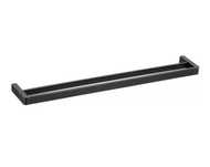 Cooke&Lewis Wieszak kąpielowy Streamline podwójny czarny 61.6 cm