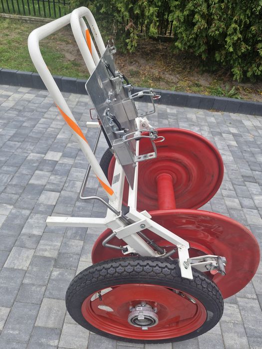 Wózek bęben na wąż strażacki