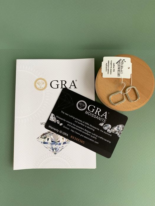 New! Серебряные сережки с бриллиантами