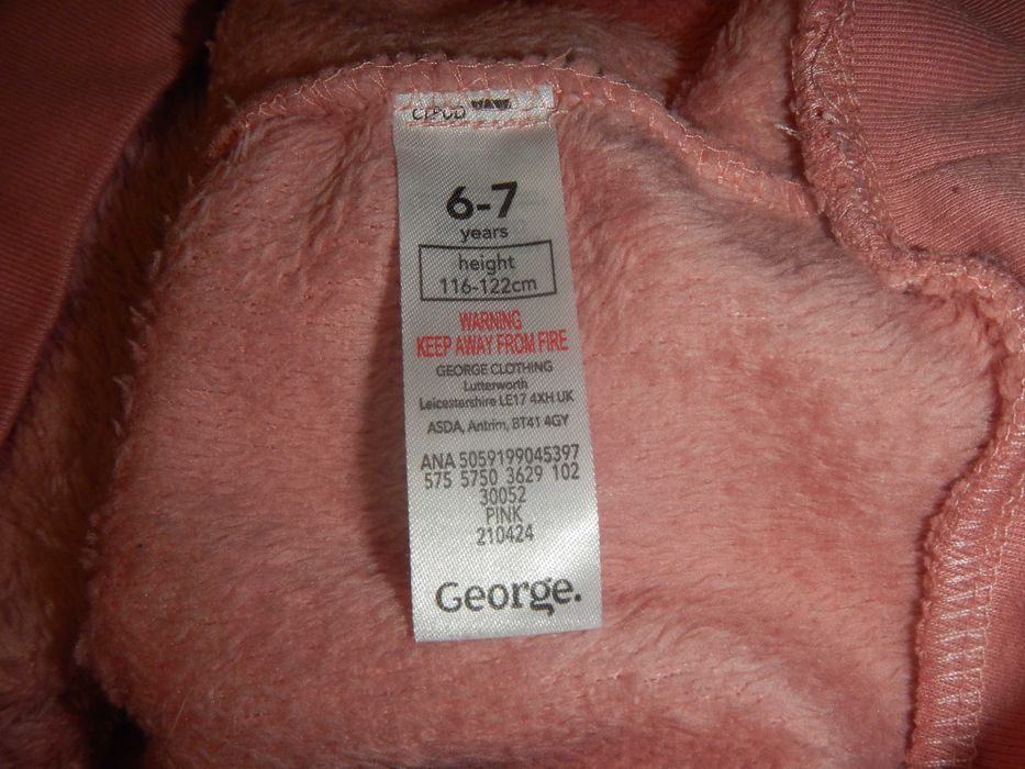 Флісова піжама george p.116-122см(6-7років)