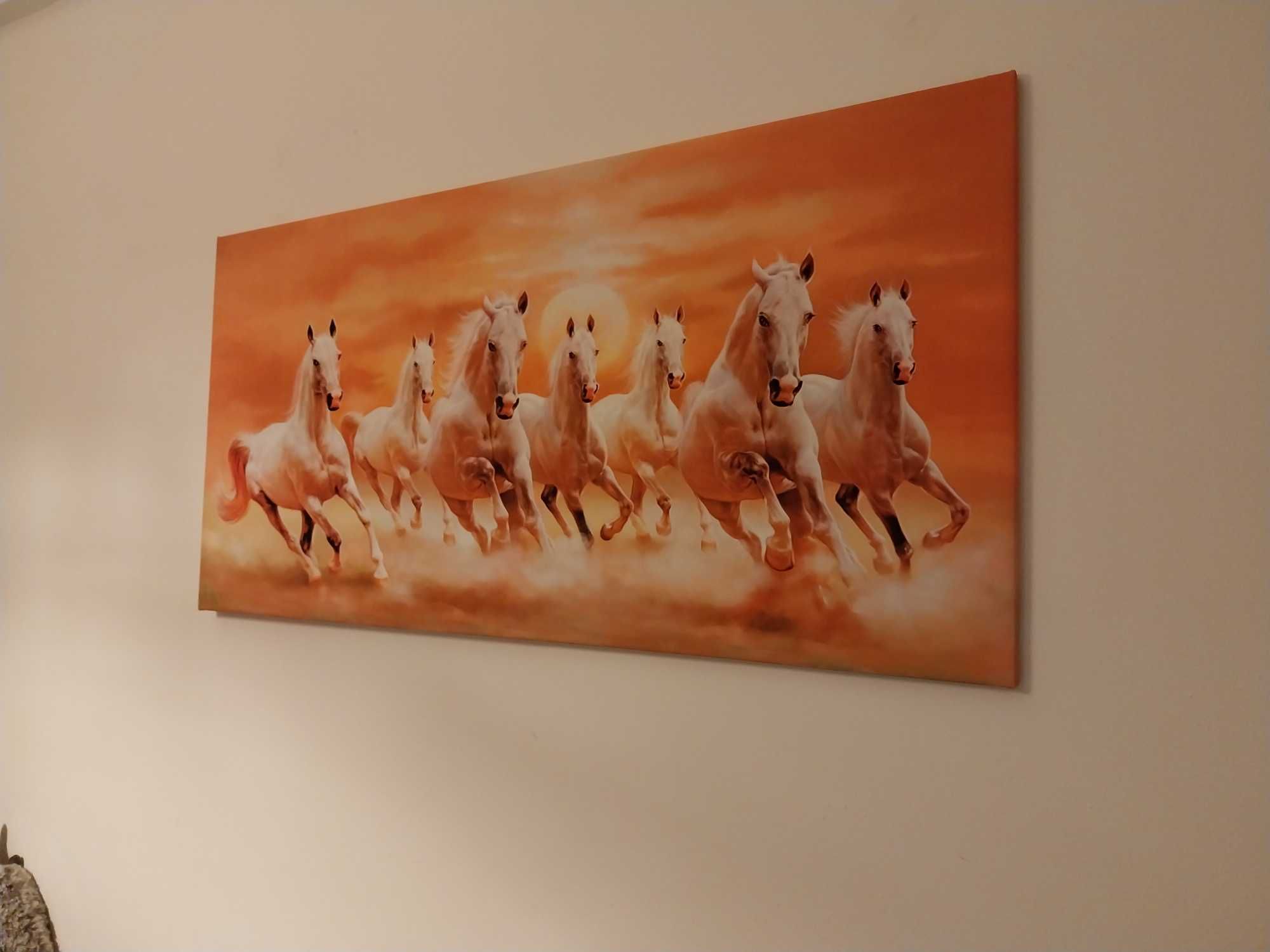 Quadro/tela com cavalos