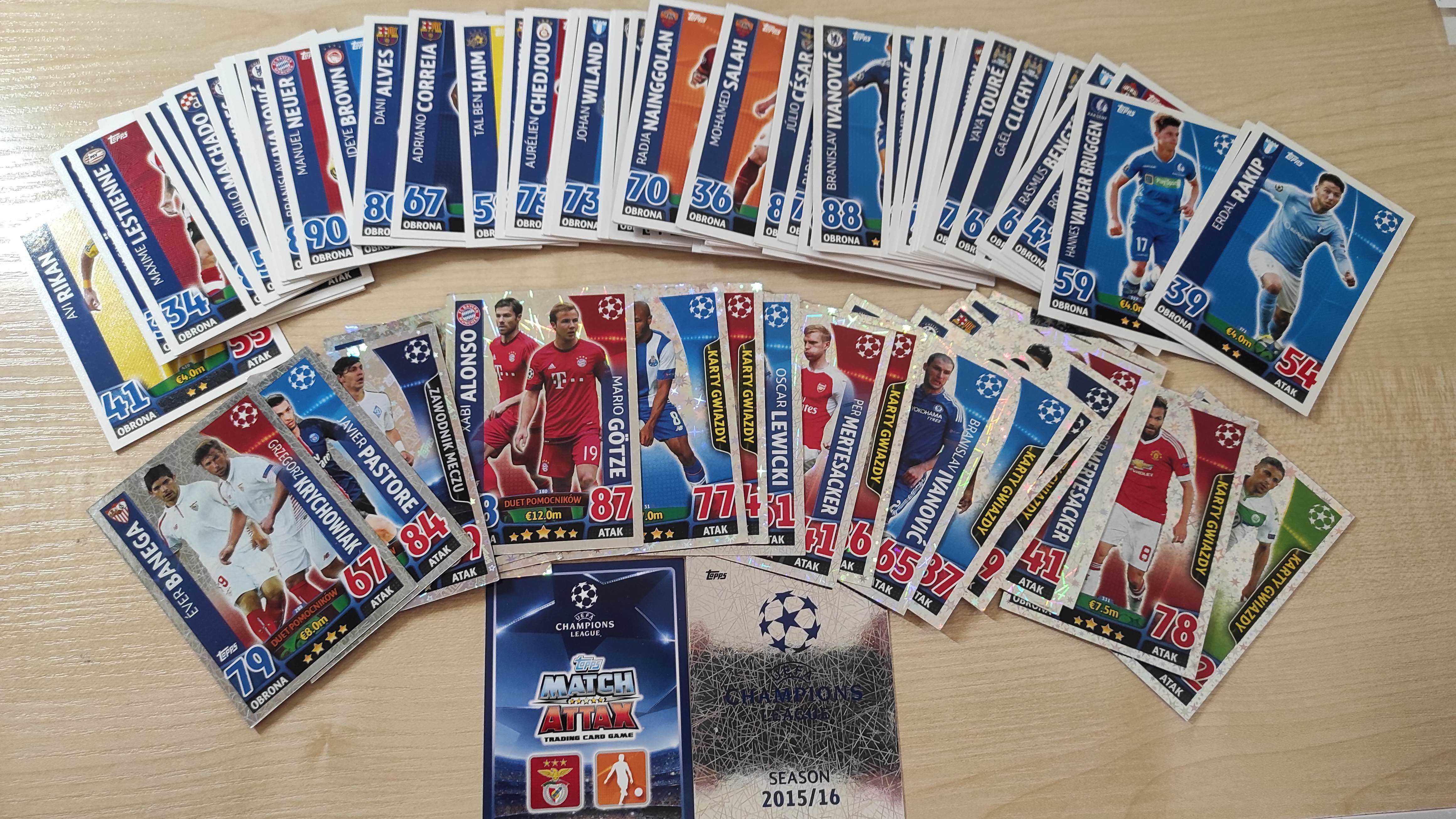 Karty pilkarskie match attax 2015-16