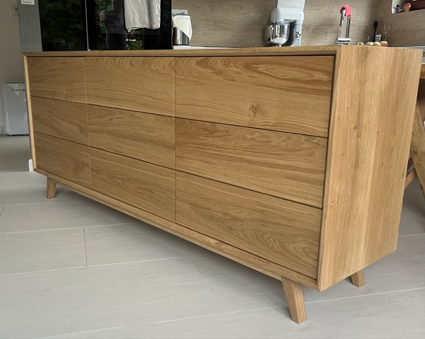 Komoda debowa ,dąb , szafka drewniana , meble