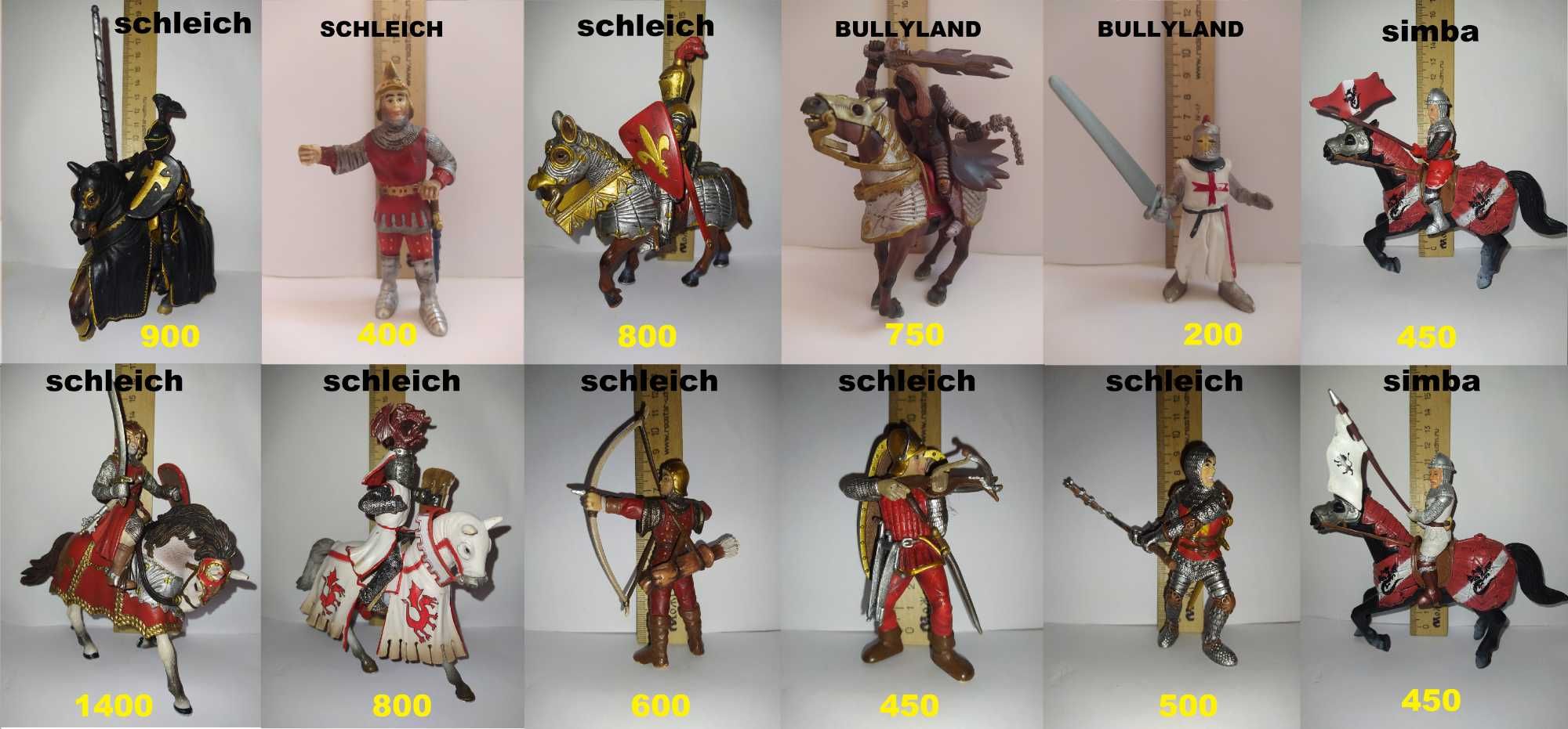 Рыцари , драконы schleich\blue box\papo\bullyland