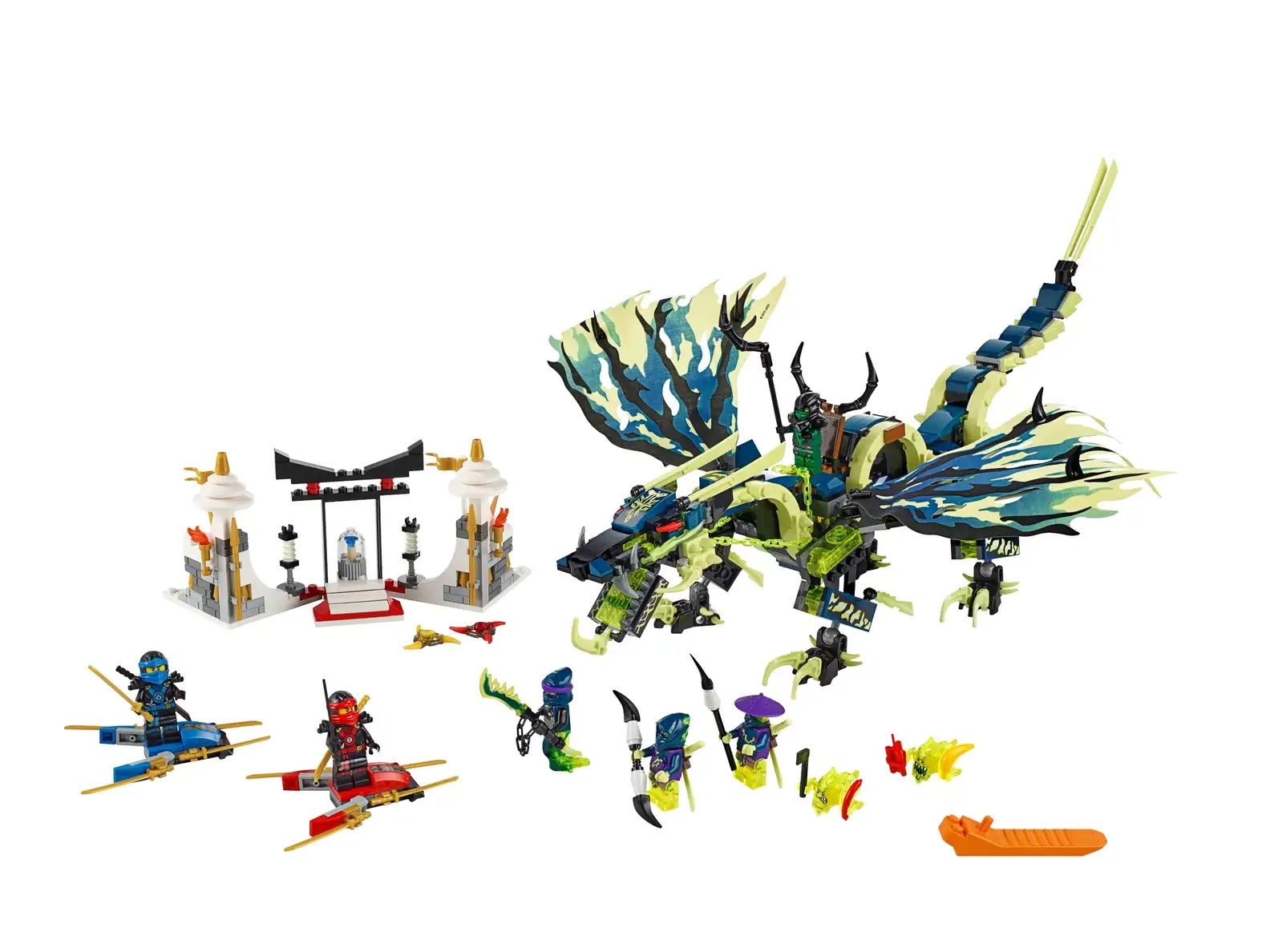 Lego Ninjago Attack of the Morro Dragon 70736
