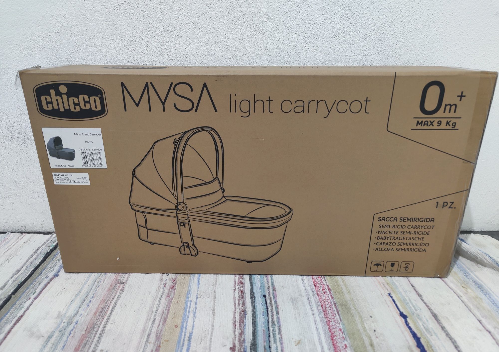 Chicco Alcofa Mysa Light Royal Blue