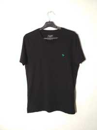 Abercrombie & Fitch t-shirt czarna koszulka unisex XS/S