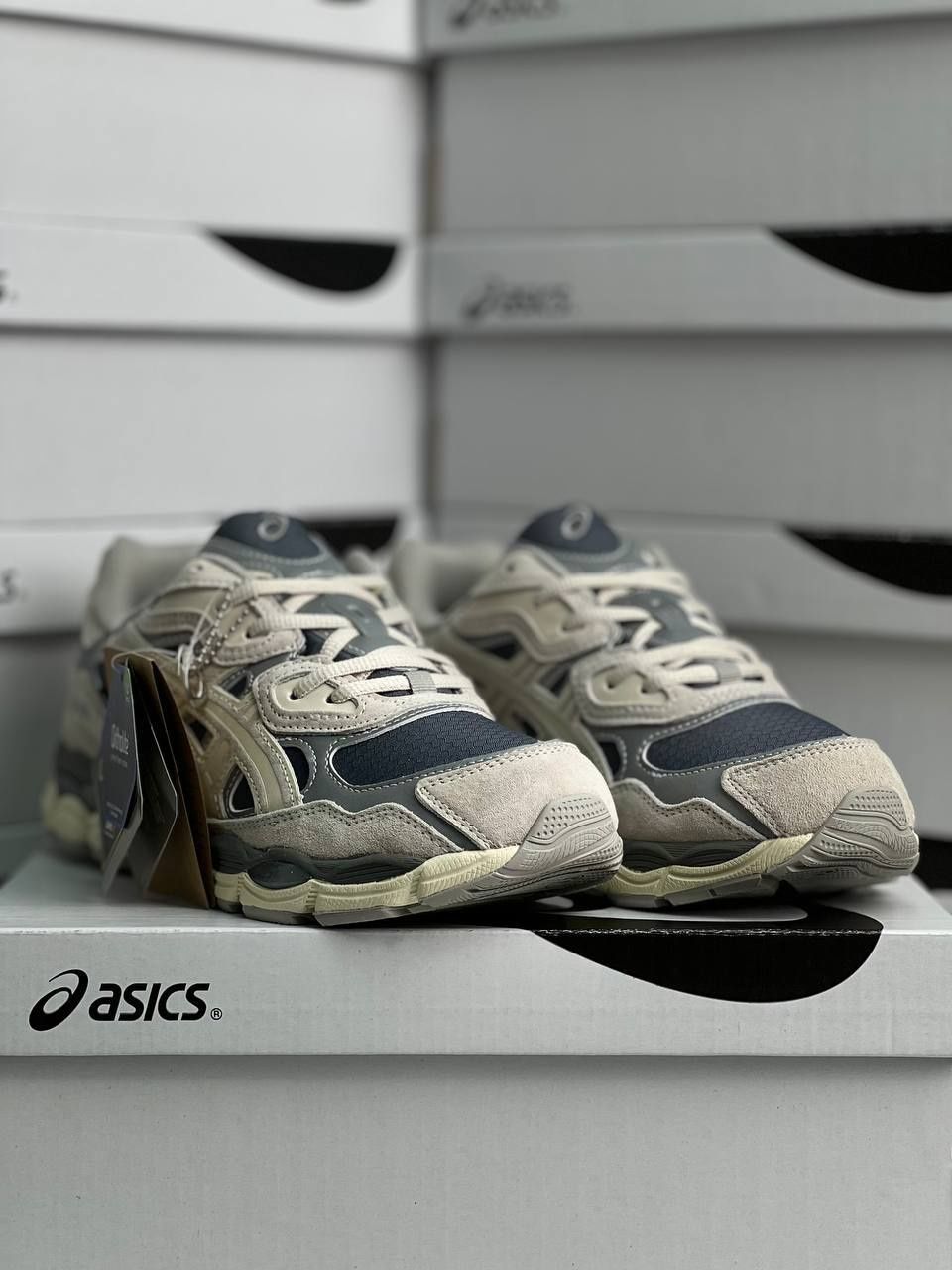 GORE-TEX Кроссовки мужские асиксы (41-45) красовки бежевые на гортексе