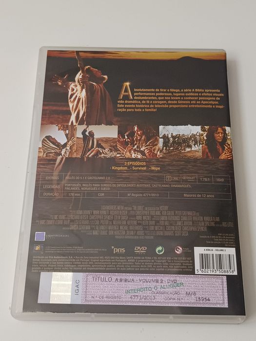 Serie em dvd A biblia