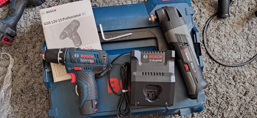 BOSCH GSR V12-15 +gba12v 2.0ah +gal 12v-40 Новий з Європи
