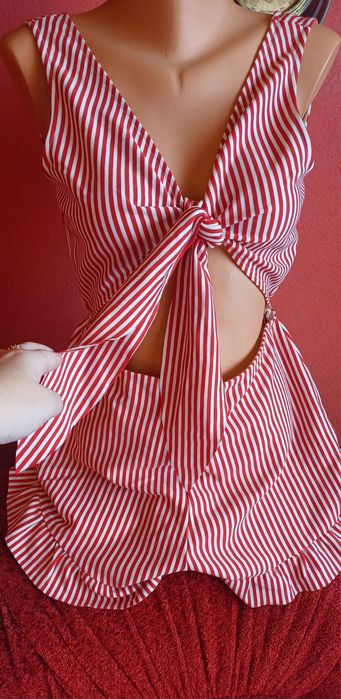 Kombinezon wycięcia paski ZARA