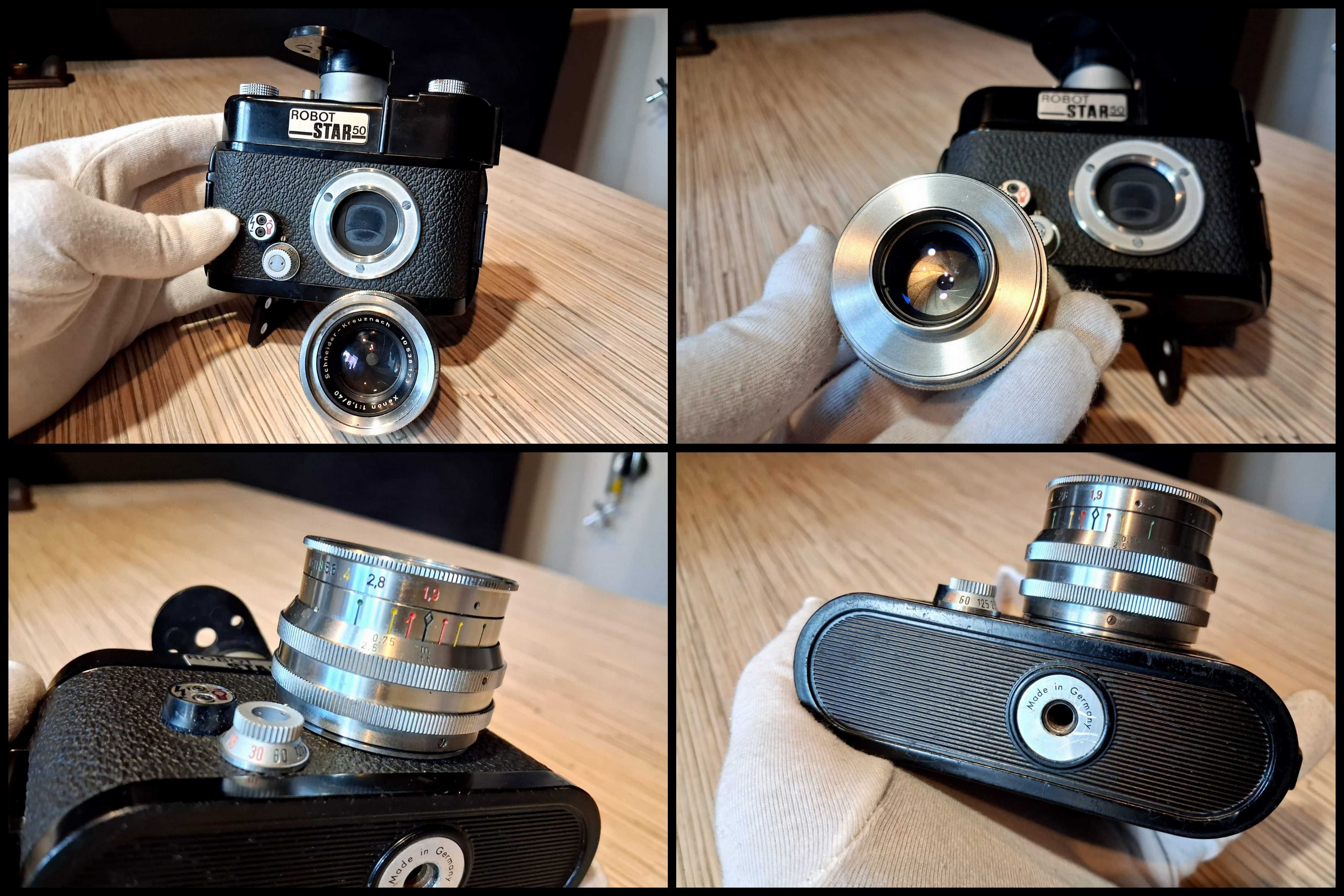Unikatowy aparat szpiegowski ROBOT STAR 50 lata 1960/62 GERMANY Leica