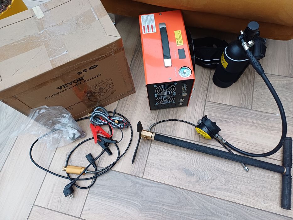 Kompresor Wysokociśnieniowy do butli / broni.