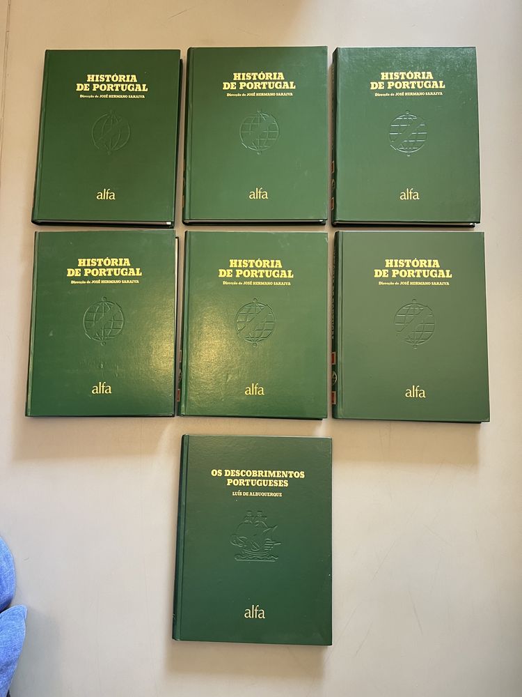 Coleção 7 livros “História de Portugal” da Alfa