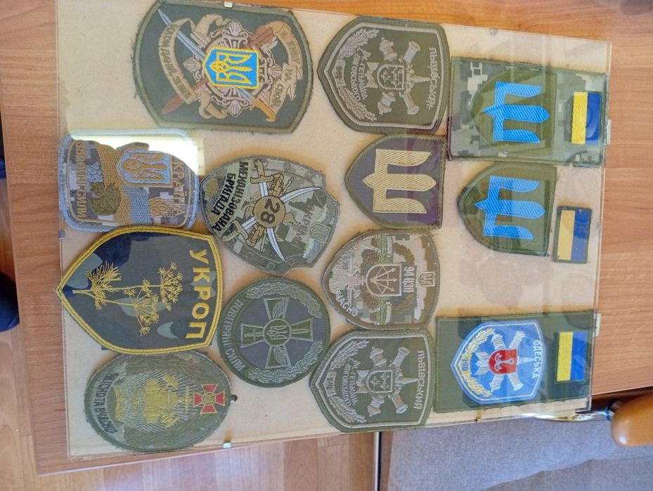 Naszywki wojskowe zestaw