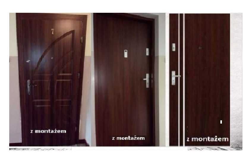 Drzwi WEJŚCIOWE -zewnętrzne do mieszkania w bloku z MONTAŻEM-ocieplone