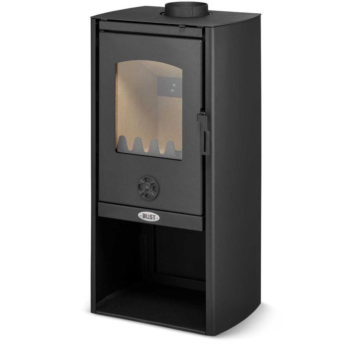 Piec kominek koza nowoczesny stalowy loft BLIST Polar 6,7 kW
