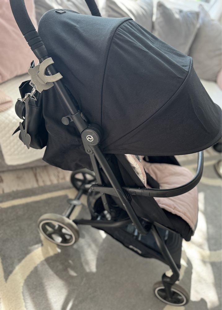 Wozek spacerowka Cybex Eezy S+2 czarny lekki