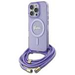 Guess GUHMP16LHCTSGNSU iPhone 16 Pro 6.3" fioletowy/purple hardcase Cr