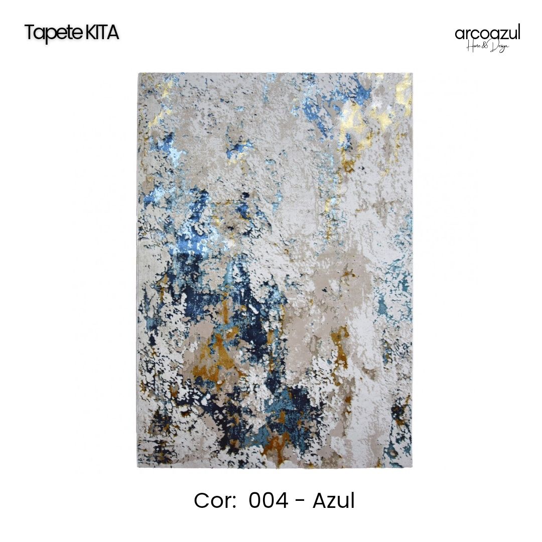 Tapete Kita Verde - 200x290cm - 4 cores e várias medidas By Arcoazul