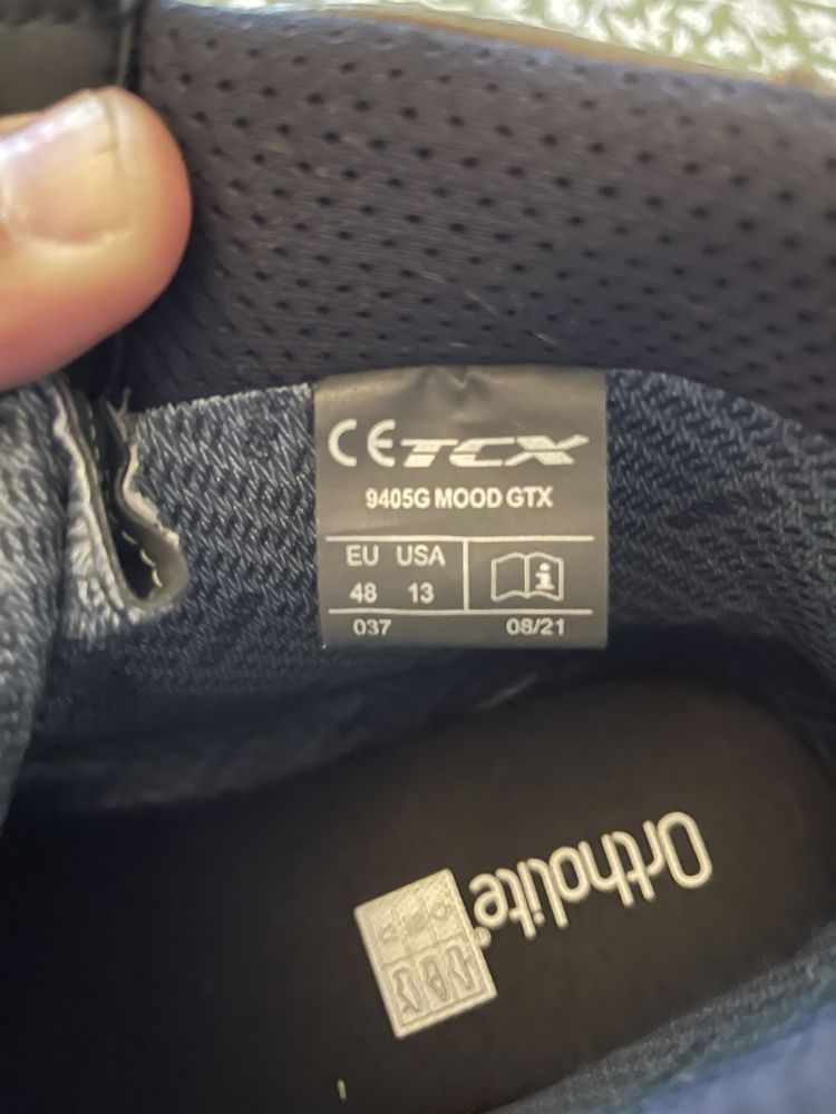 Bota para mota TCX GTX - castanha