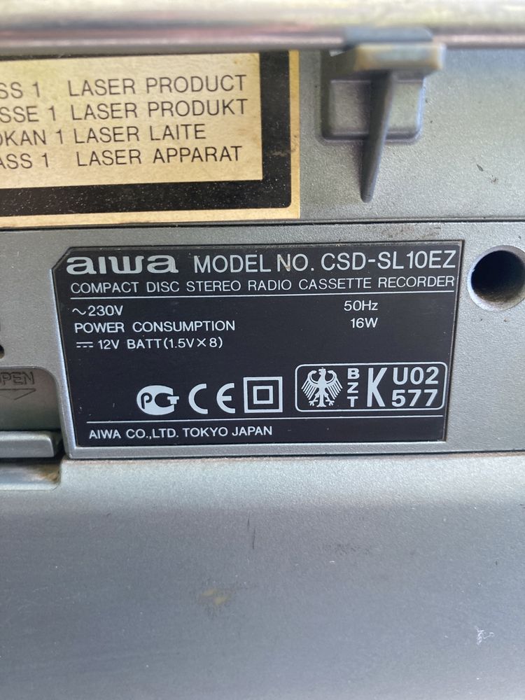 Магнитола Aiwa CSD-SL10ES