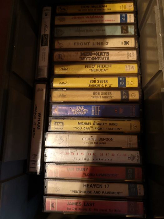Cassetes de música vintage