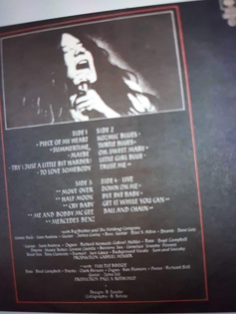 Ikona,,najorginalniejszy głos rocka JANIS JOPLIN 2 LP.