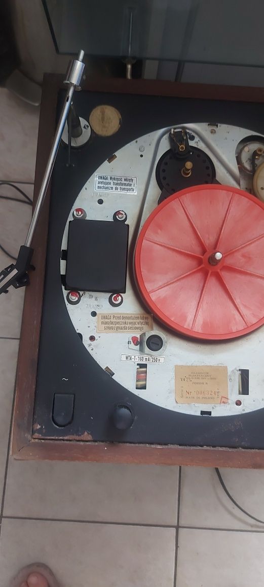 Gramofon Unitra Daniel G-1100 fs 2x ramię