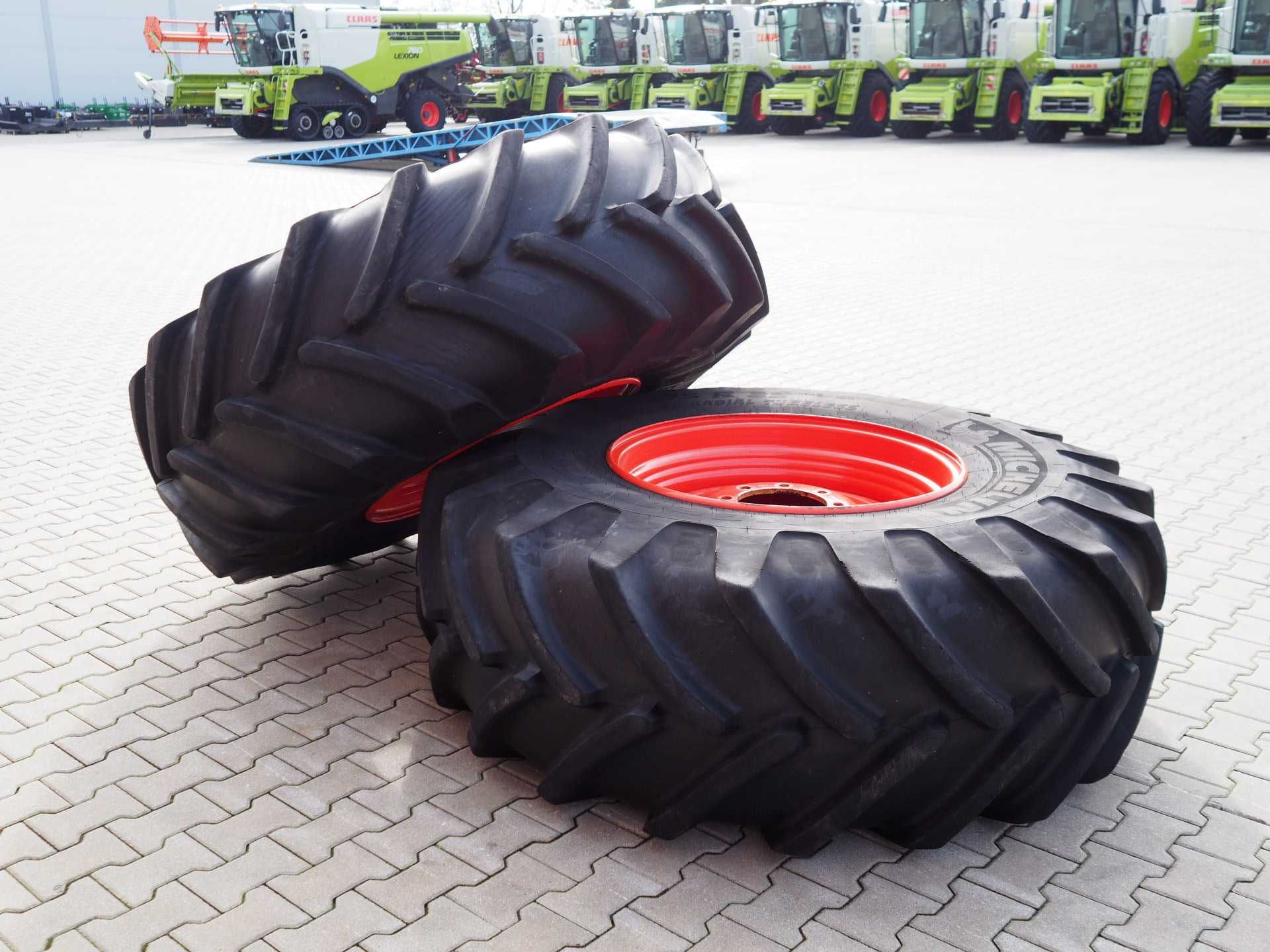 Koła rolnicze 650/75 R32, Claas Jaguar, sieczkarnia
