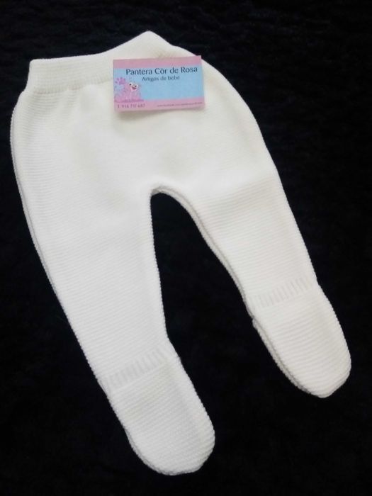 Conjunto pérola em malhinha