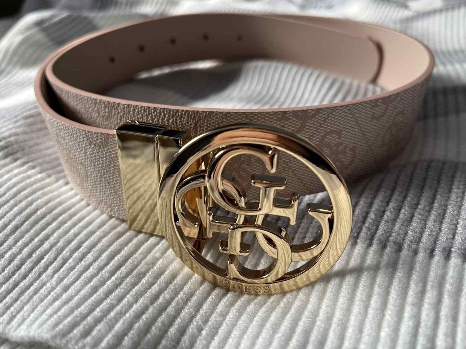 Pasek Guess Beige