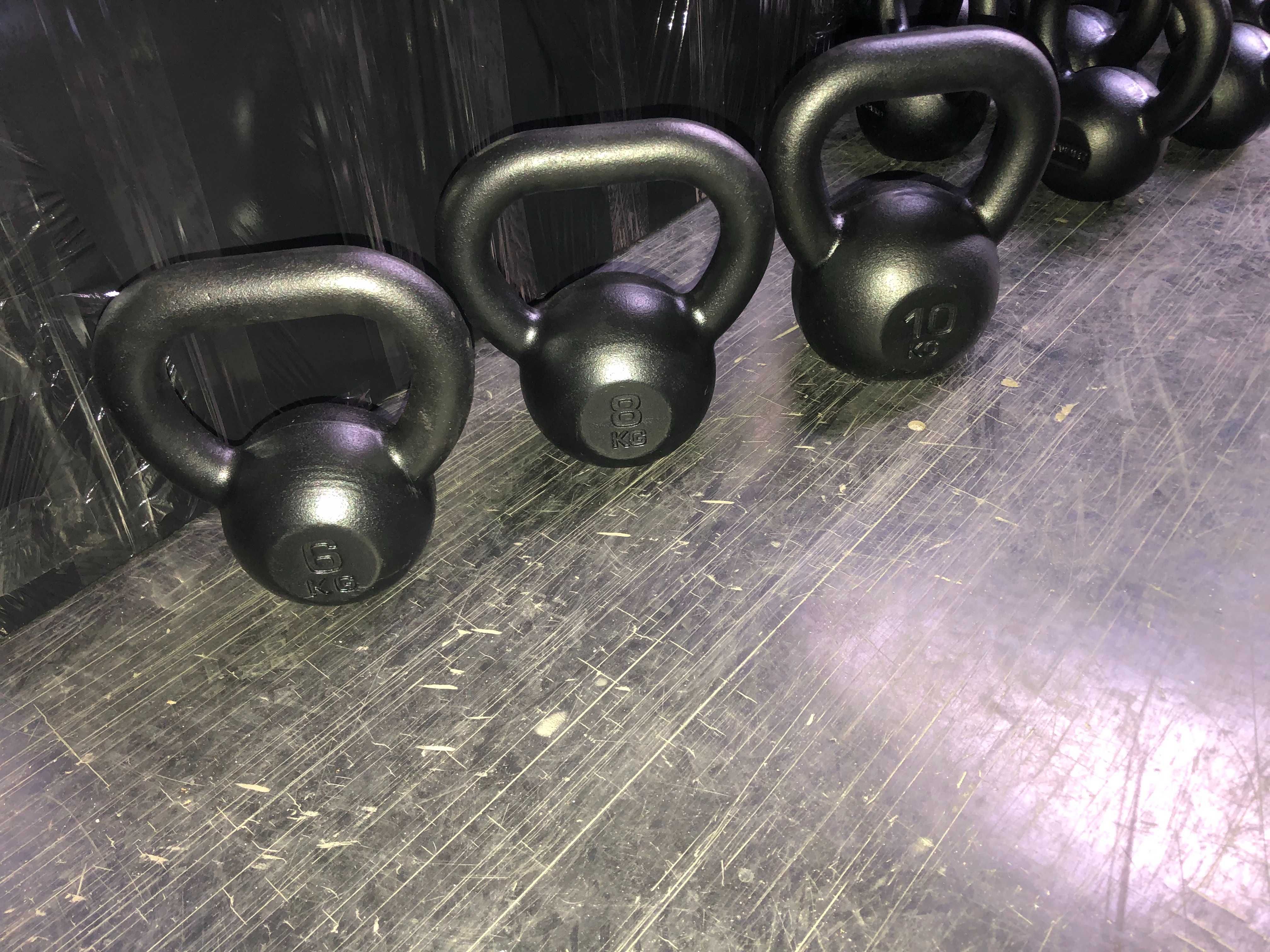 KB Kettlebell Żeliwne Odważnik od 4kg do 32kg oraz 36kg - 64kg