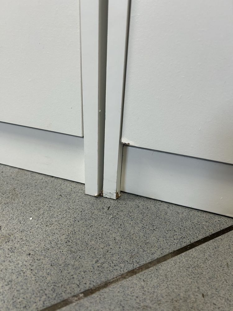 2 szafki na buty IKEA BISSA – białe