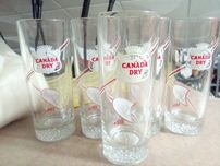 Copos de vidro para água ou bebidas