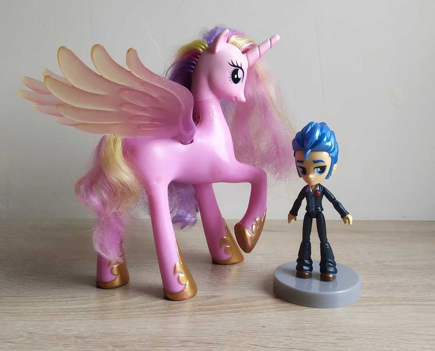 Vintage lalka Flash Sentry+Cadence. MLP. Equestria Girls. Hasbro 2015