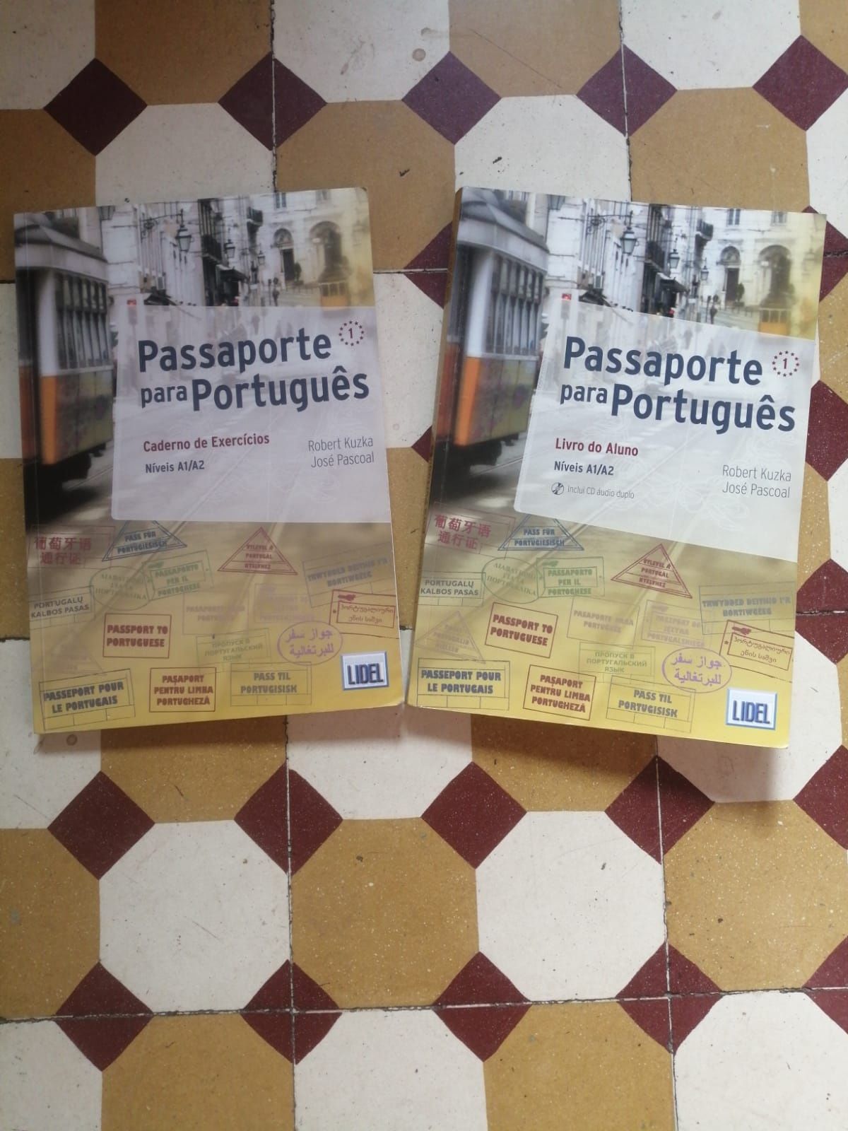 Passaporte para português niveis A1 e A2, incluidos audio cds