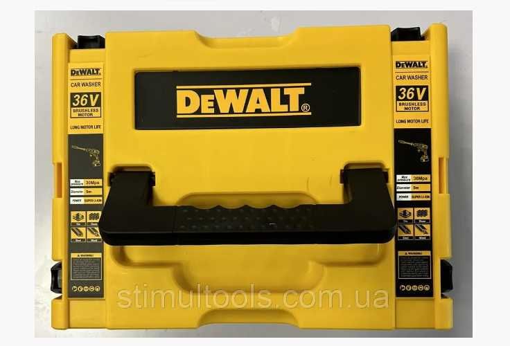 Минимойка аккумуляторная Dewalt DXR 911, 36 в, 6 Ач, 2 аккум, кейс