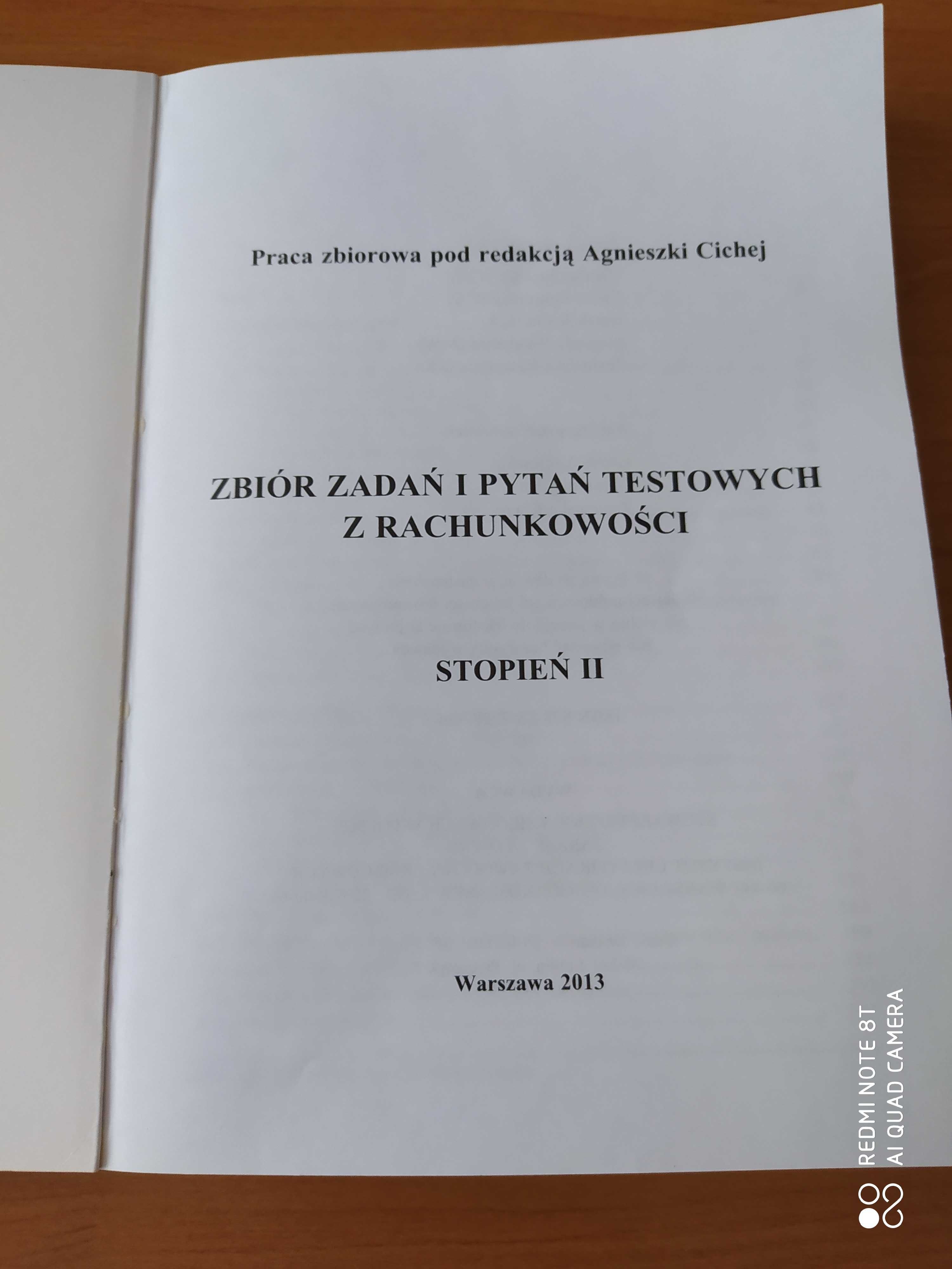 Zbiór zadań i pytań z rachunkowości. Stopien II. SK w Polsce