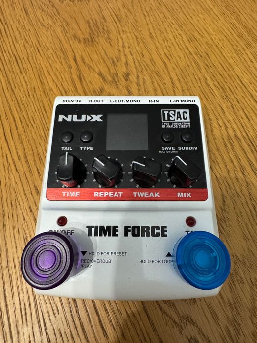 Гітарний педалборд ламповий preamp BMT 12AX7 Crybaby Nux Timeforce