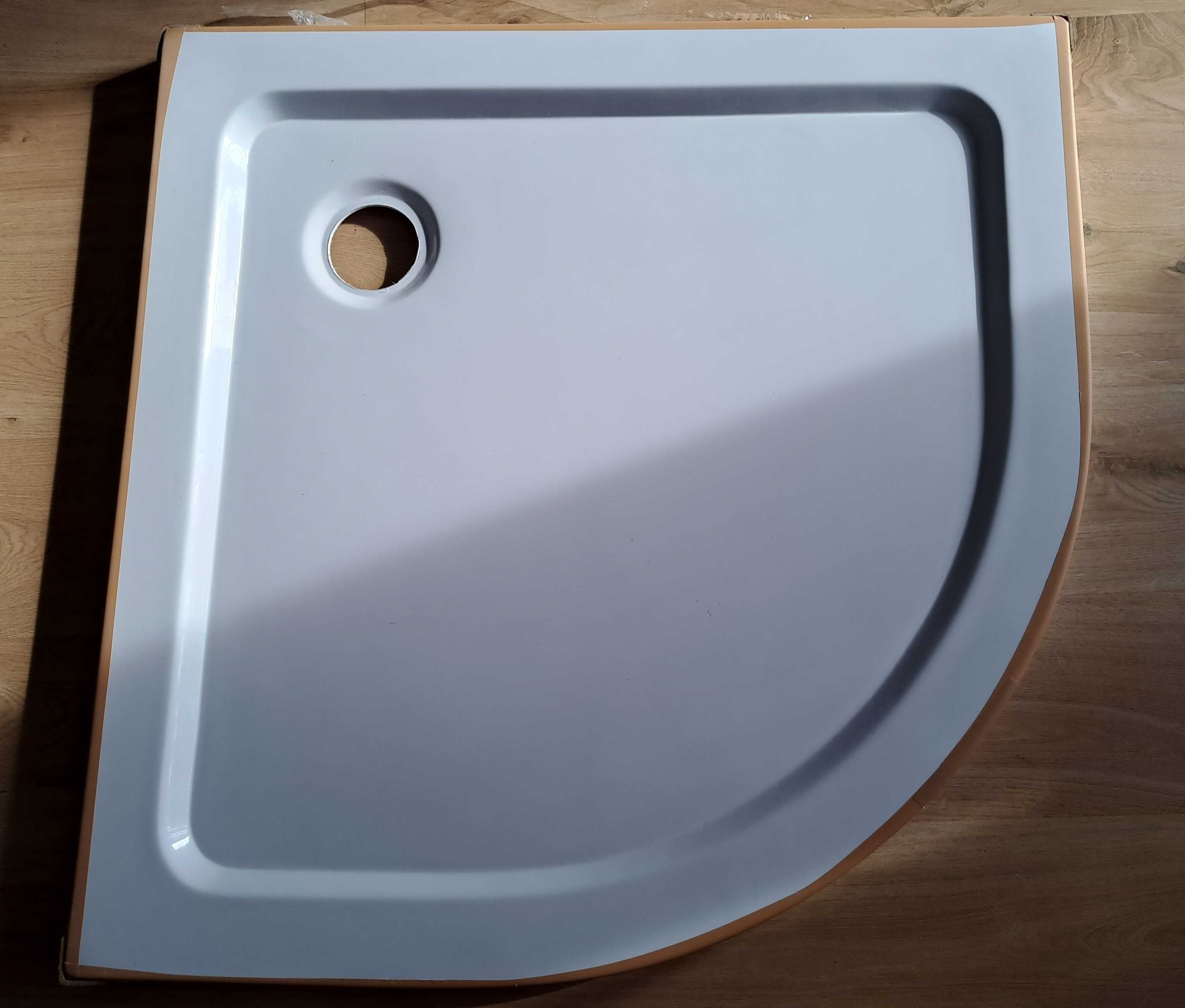Nowy brodzik akrylowy 90x90x5 cm