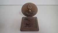Medalha/Placa em Bronze da escola Prática do Serviço de Material
