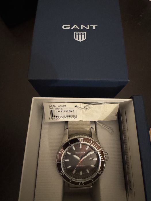 Relogio GANT - Novo com etiqueta e certigicado de originalidade