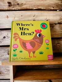 Super książka książeczka sensoryczna Where's Mrs Hen?