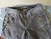 Pepe Jeans kolekcja 73, szare jeansy r 26, S/XS
