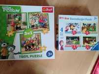 Puzzle Rodzina Treflików i Masha 3+