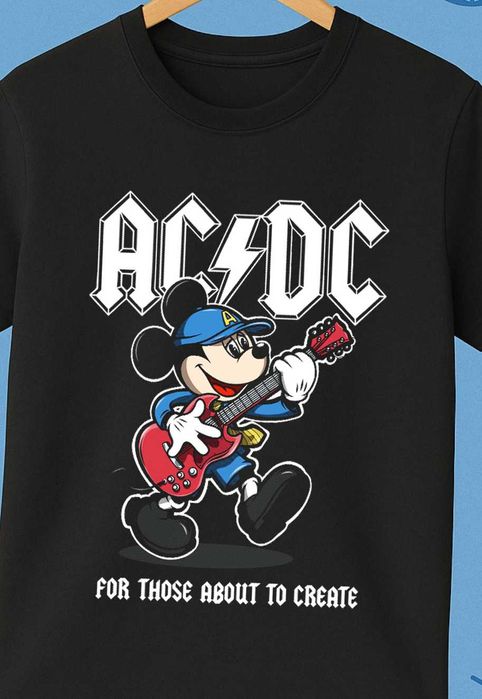 T-shirt AC/DC Rock – Estampa Exclusiva
