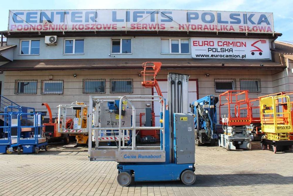 Genie GR20 podnośnik zwyżka samojezdny masztowy osobowy 8 m zwyżka jlg